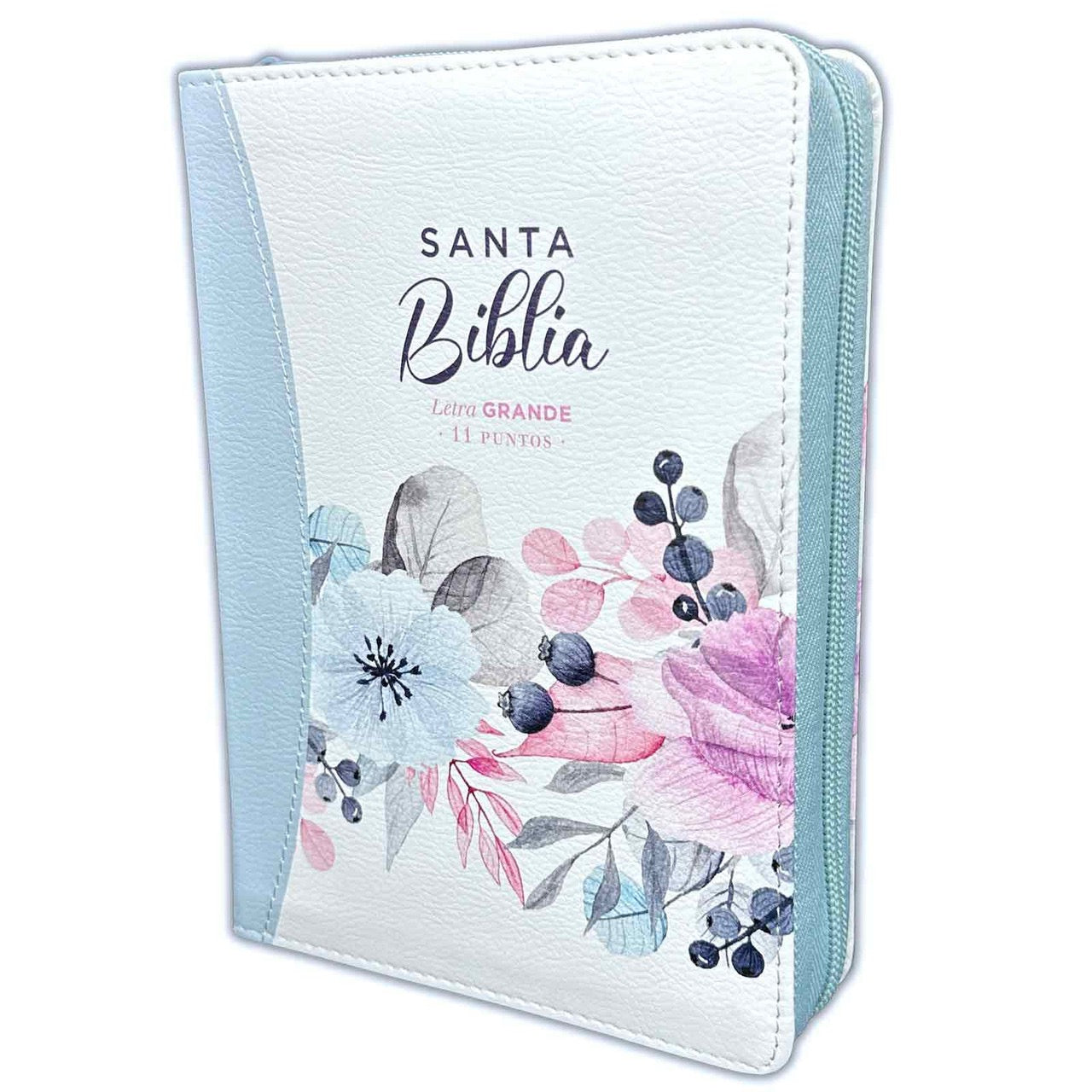 Biblia RVR 1960 Letra Grande Tamaño Manual azul