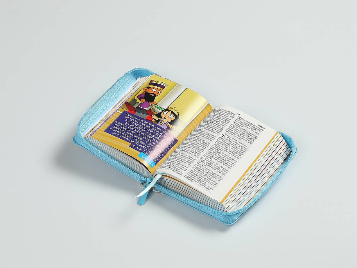 Biblia RVR60 Mi gran viaje bolsillo celeste