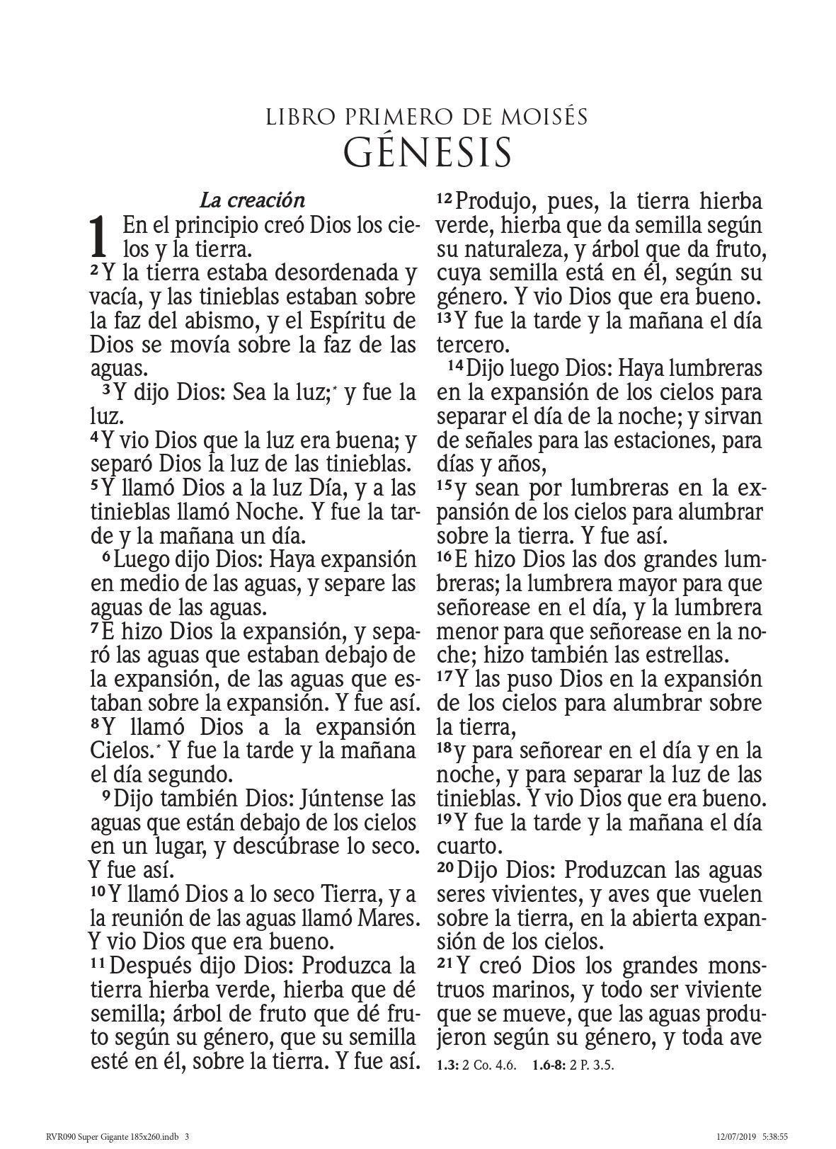 Biblia RVR 1960 Letra Súper Gigante