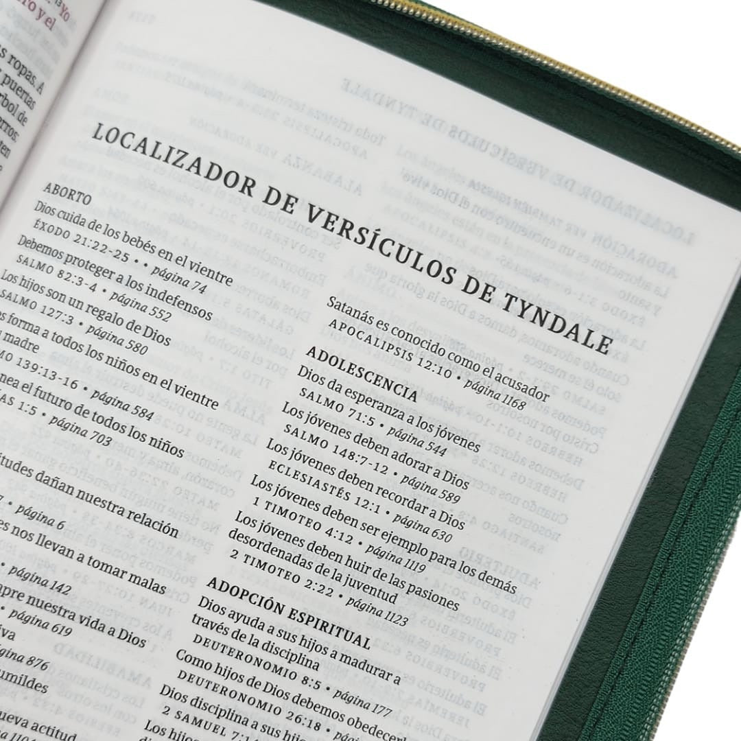 Biblia NTV Ultrafina Verde