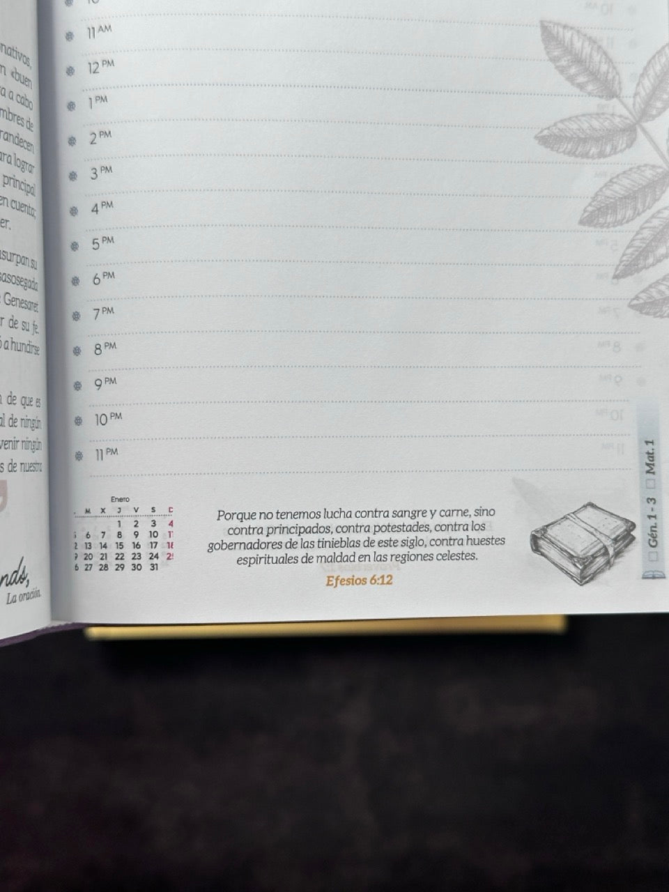 Agenda Tesoros de Sabiduría 2026 lila