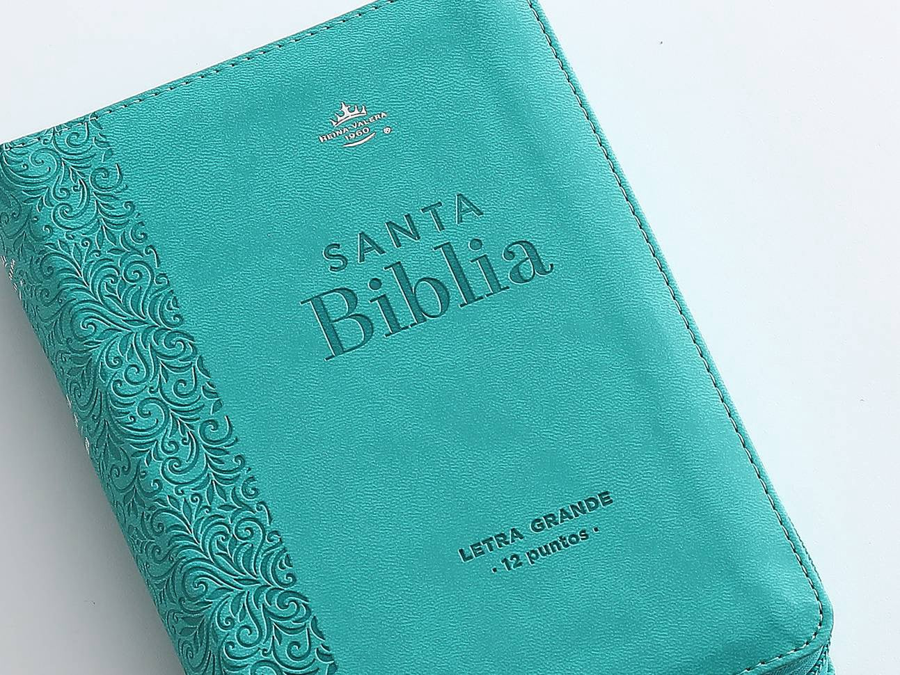 Biblia RVR 1960 Compacta Turquesa