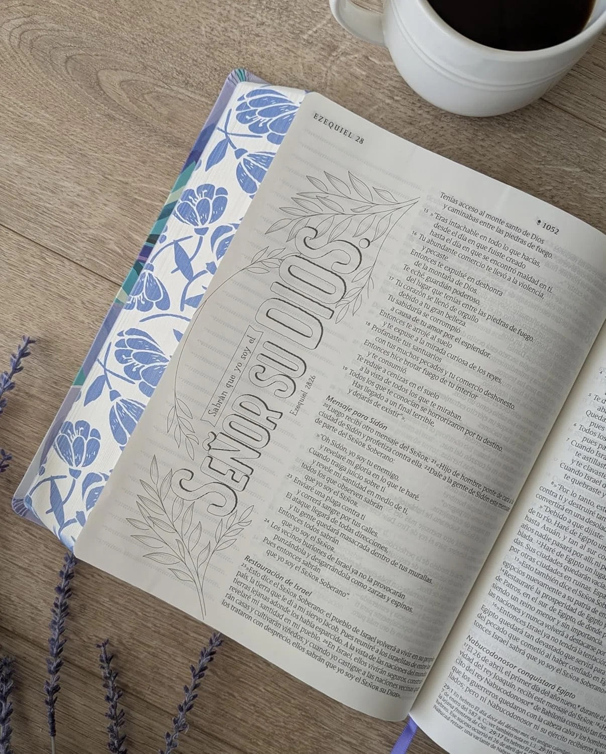 Biblia NTV Inspira Letra Grande azul