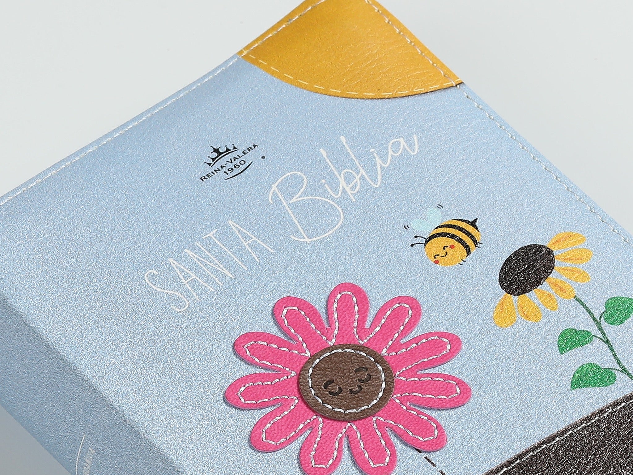 Biblia RVR60 de bolsillo celeste