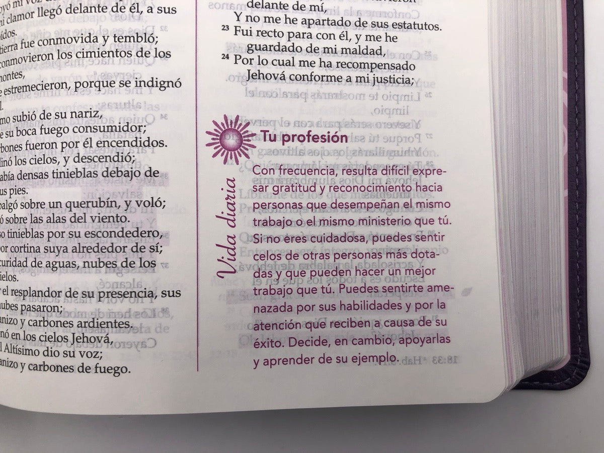 Biblia RVR 1960 de la Mujer Conforme al Corazón de Dios