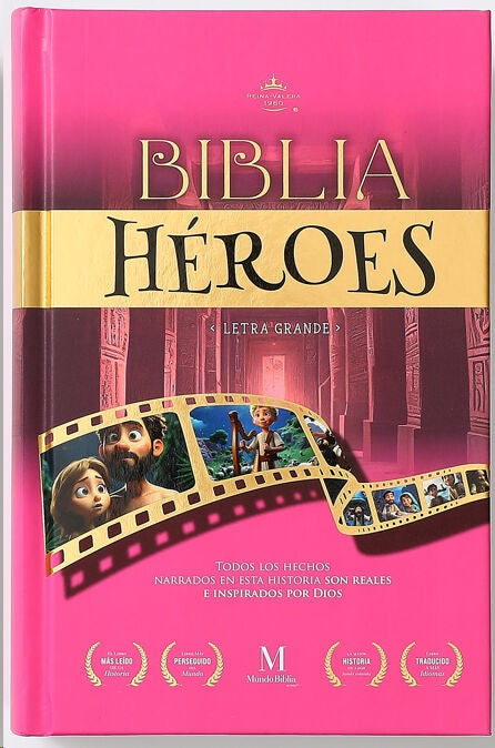 Biblia RVR 1960 Letra Grande Tapa Dura Rosa