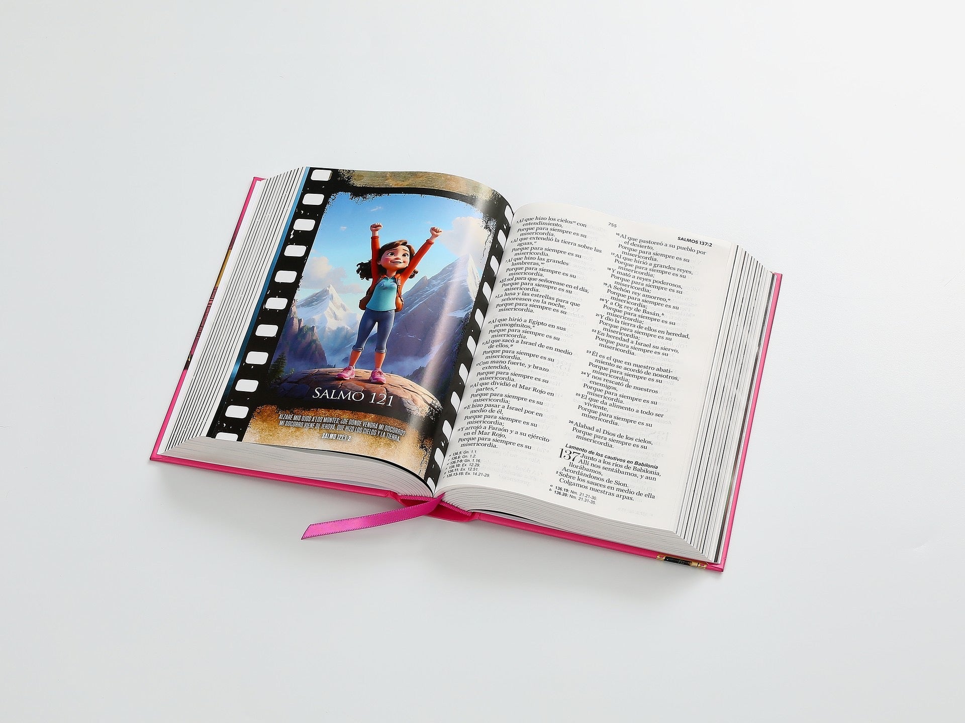 Biblia RVR 1960 Letra Grande Tapa Dura Rosa