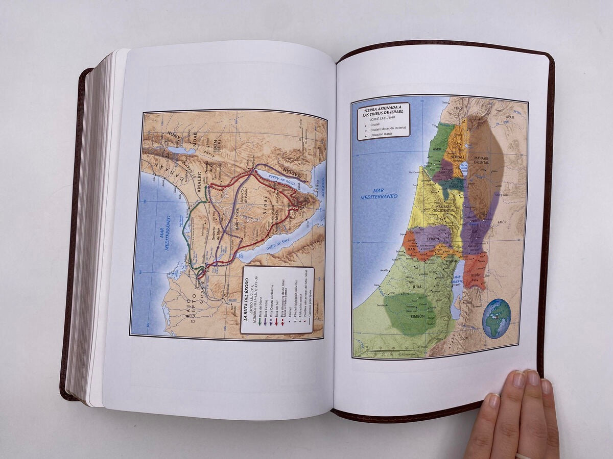 Biblia NVI Letra Súper Gigante Piel Marrón