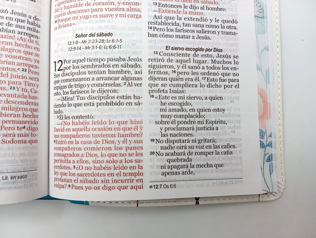 Biblia NVI letra grande floral
