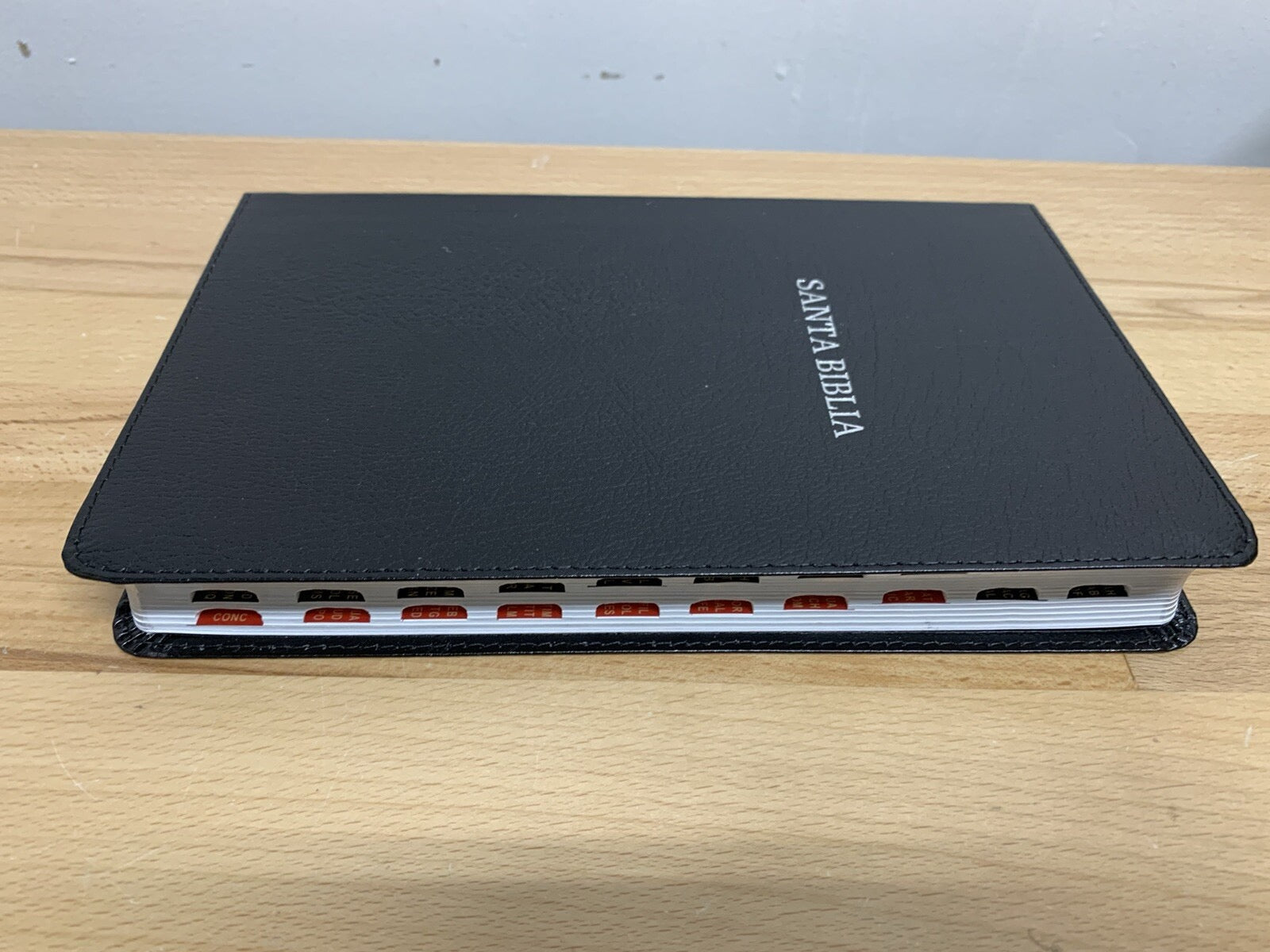 Biblia RVR 1960 Ultrafina Negro con indice