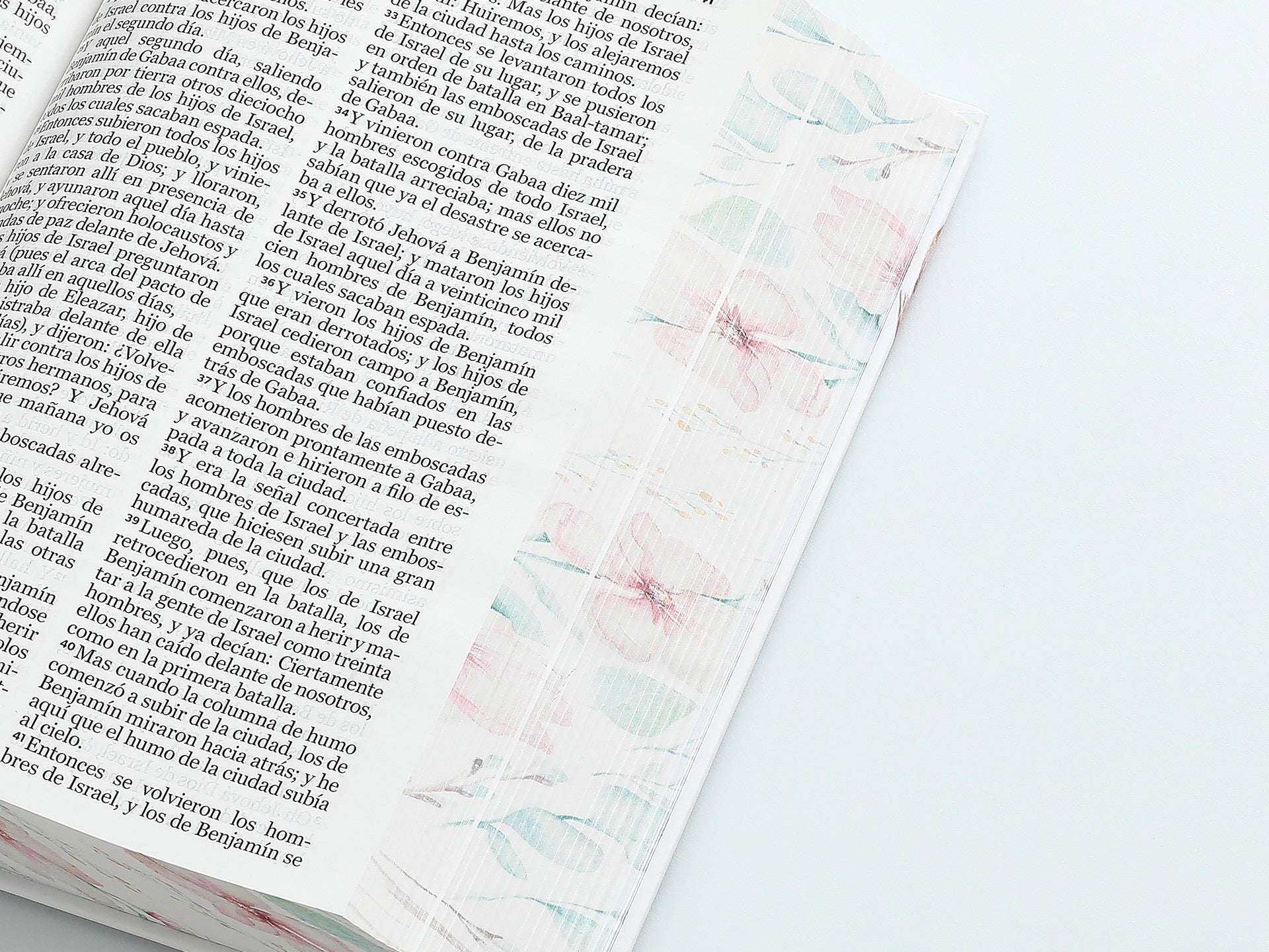 Biblia RVR60 tamaño manual letra grande tapa dura rosa