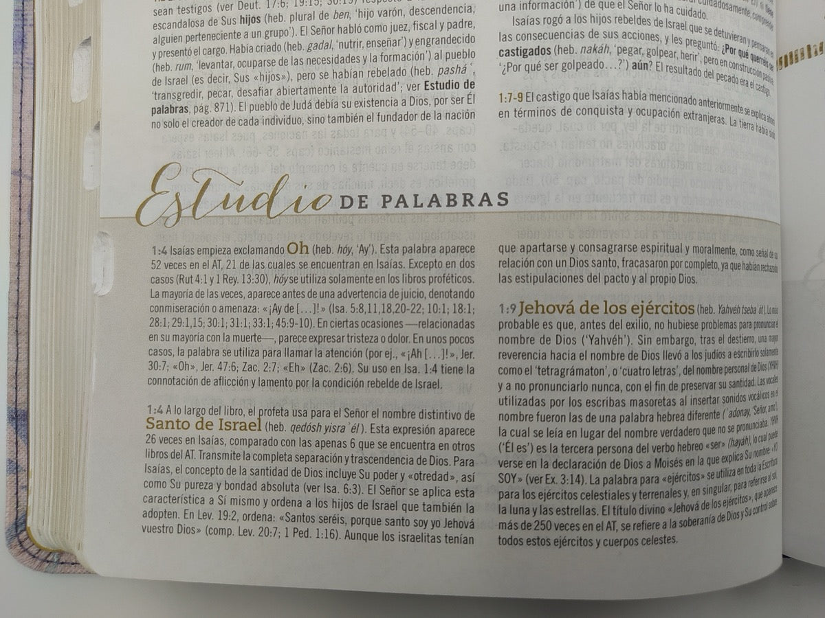 Biblia RVR 1960 de Estudio para Mujer con indice