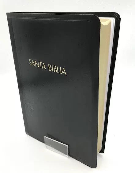 Biblia RVR 1960 Letra Gigante Negro Imitación Piel