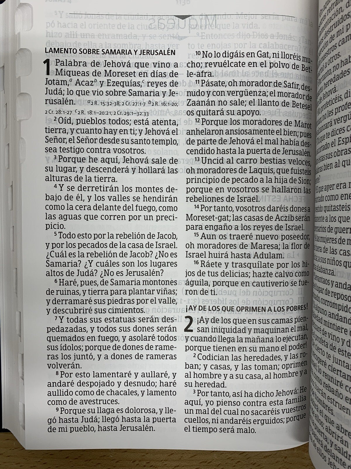 Biblia RVR 1960 Letra Grande Tamaño Manual azul