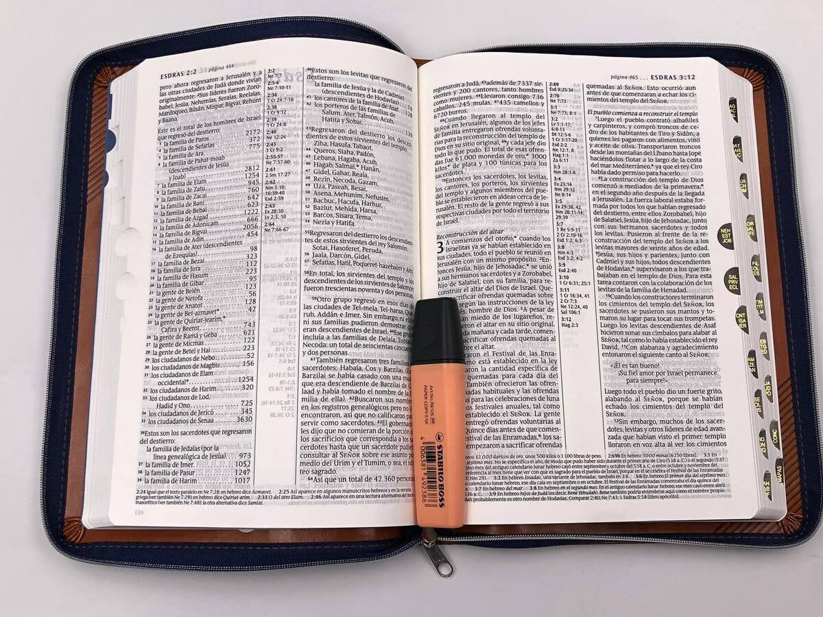 Biblia NTV Ultrafina marron