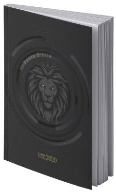 Biblia RVR 2020 Letra Grande León de Judá Negro Rústica