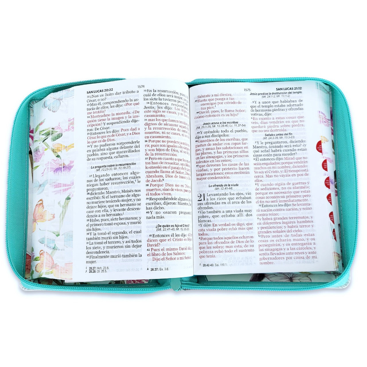 Biblia RVR60 portátil Letra Grande 11 puntos turquesa