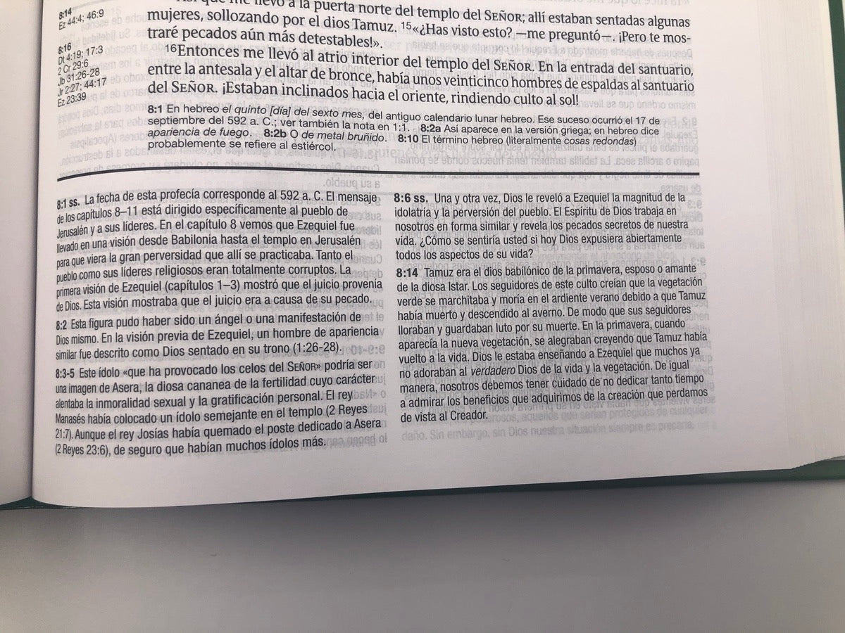 Biblia NTV de Estudio Diario Vivir Tapa Dura