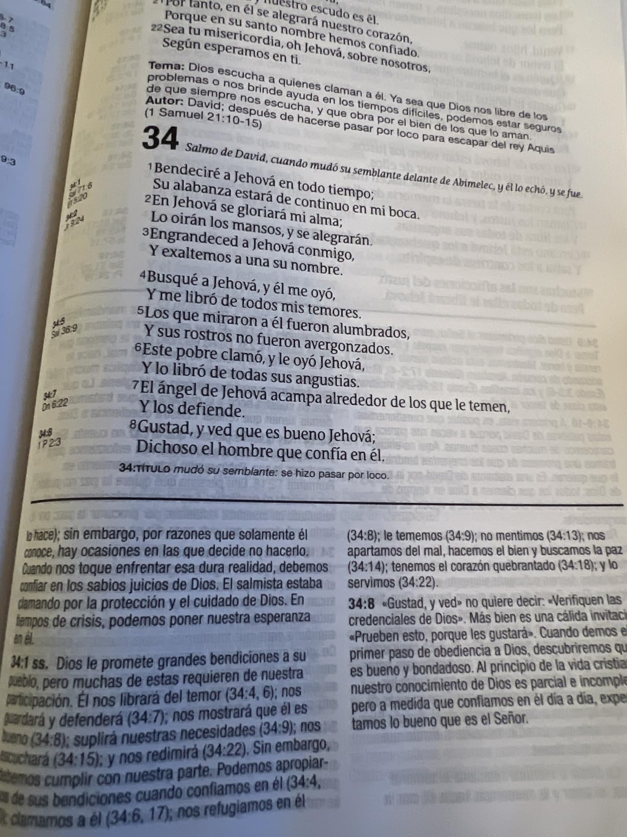 Biblia RVR 1960 de Estudio Diario Vivir Letra Grande negro piel
