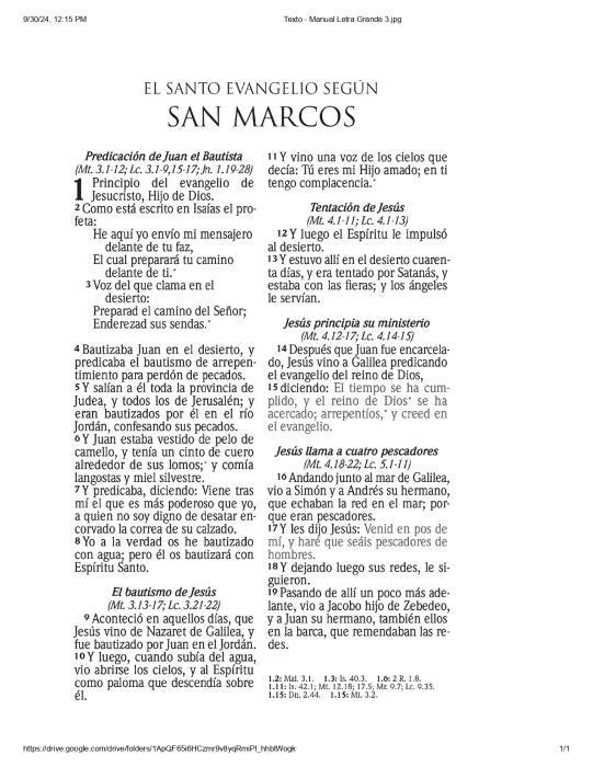 Biblia RVR 1960 Letra Grande Tamaño Manual